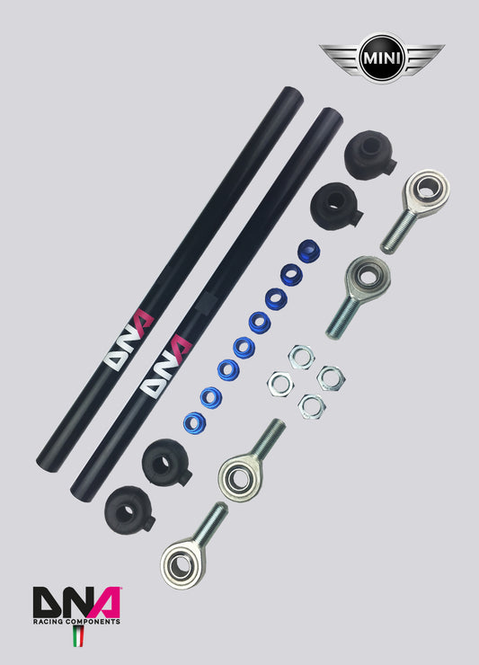 PC0188 Kit tiranti sospensioni posteriori con regolazione camber DNA Racing per Mini Cooper R50/R52/R53/R55/R56/R57