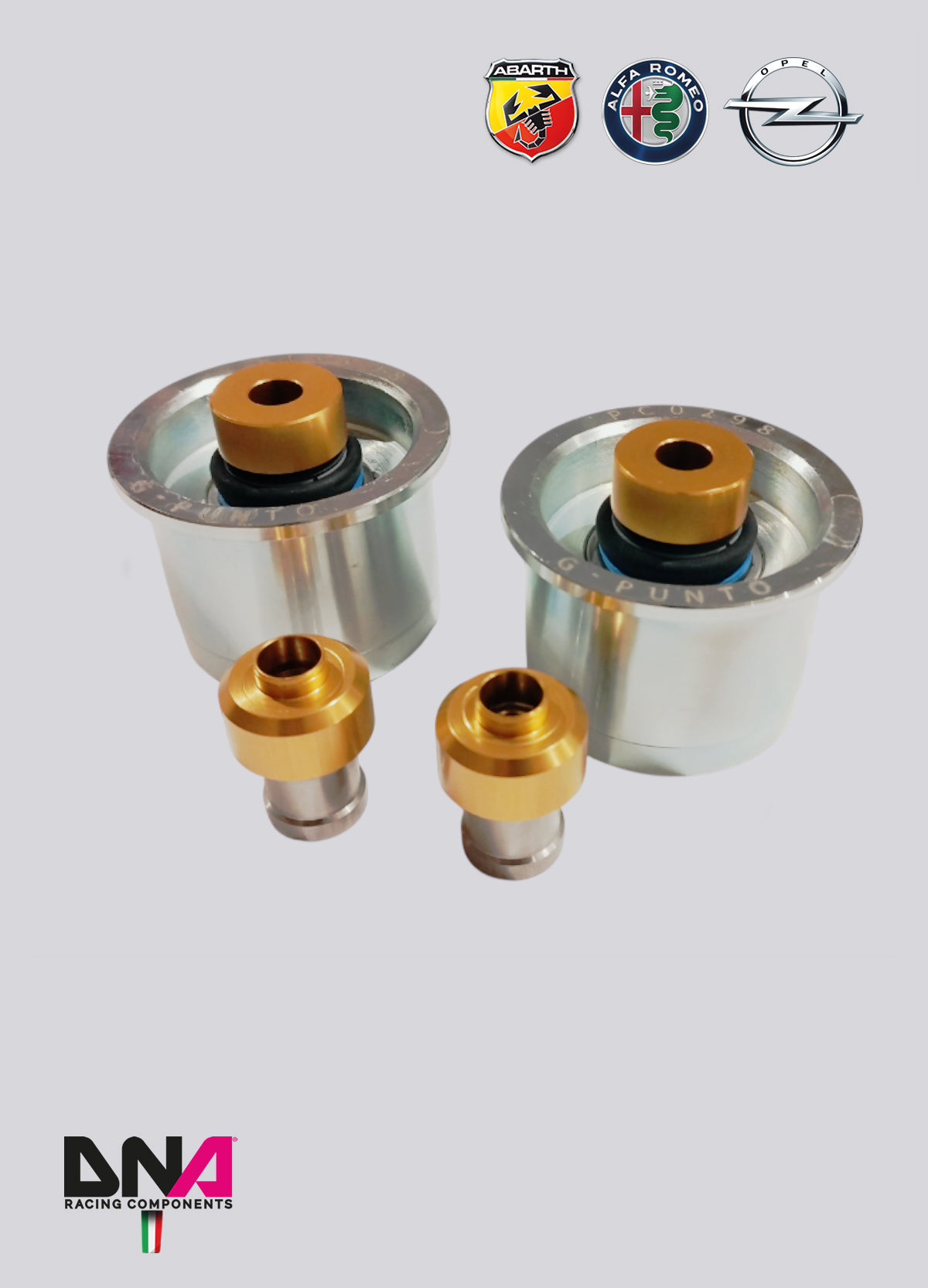 PC0298 Kit uniball ponte posteriore DNA Racing FIAT Grande Punto, Alfa Romeo Mito, Opel Corsa D/E, Opel Adam