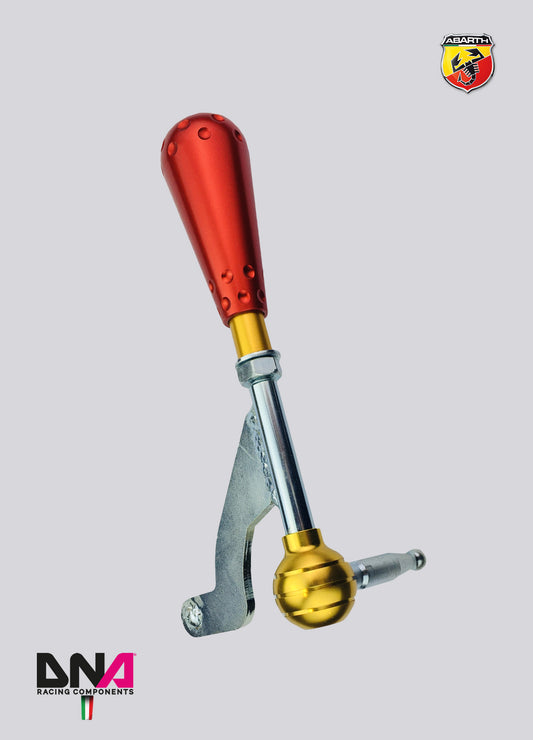 PC0401 KIT FIAT 500 QUICK SHIFT STAGE 2 CON POMELLO TONDO IN ALLUMINIO ANODIZZATO GRIGIO BLU (solo ABARTH E MULTIJET)