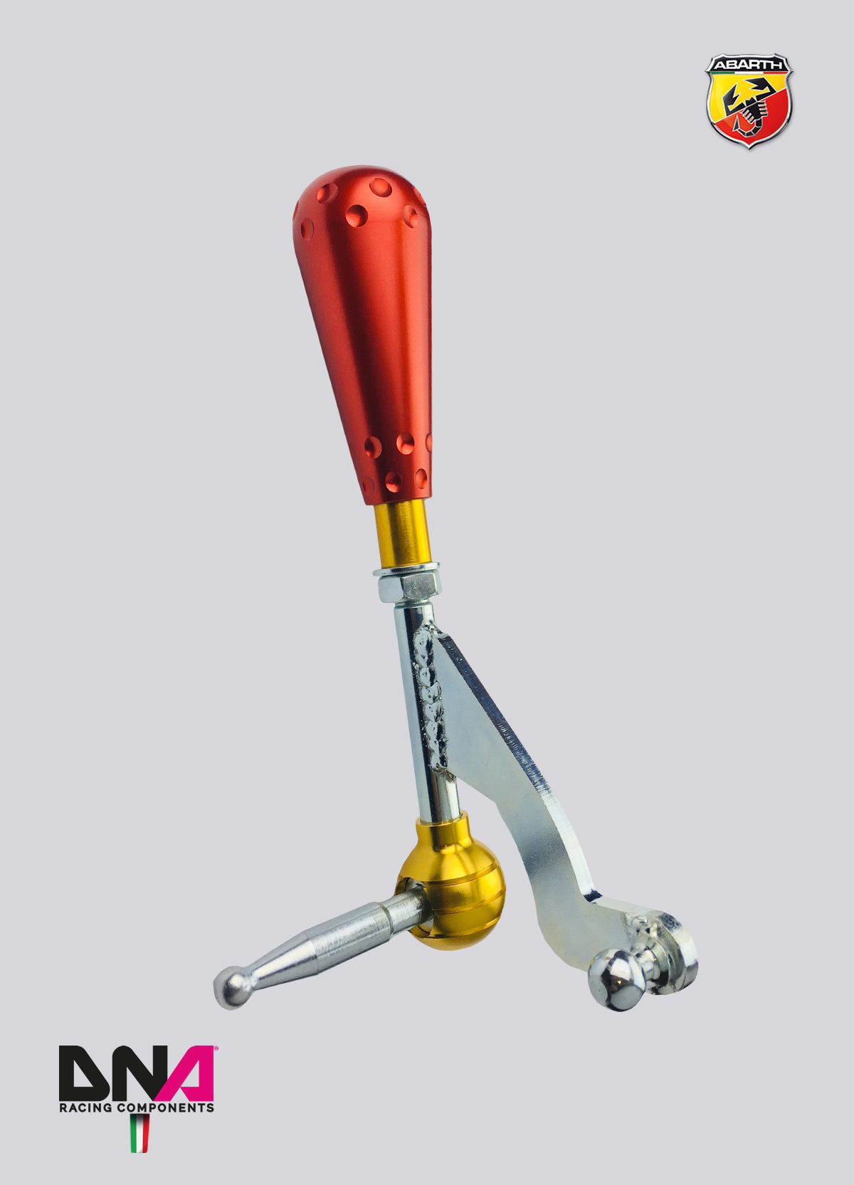 PC0401R FIAT 500 Abarth DNA Racing stage 2 short quick shift con pomello 695 style anodizzato rosso