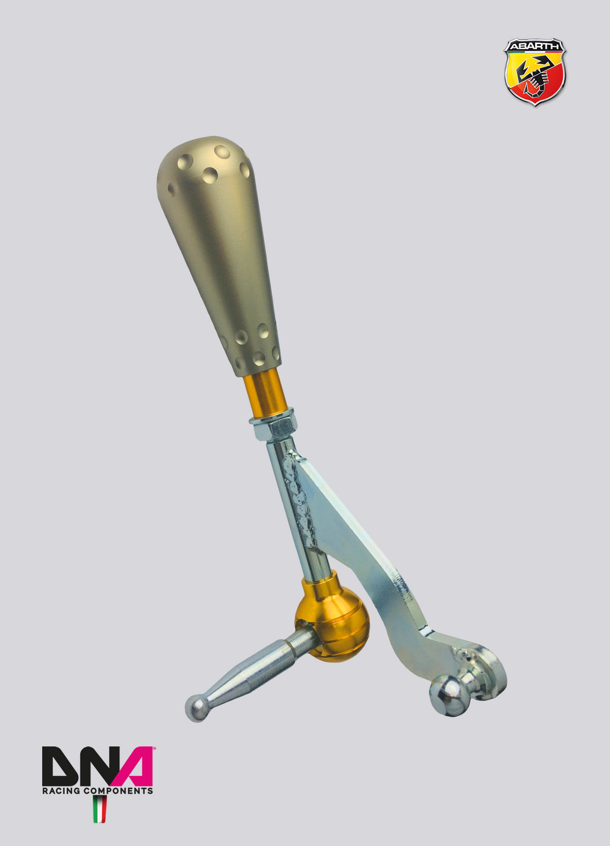 PC0401T FIAT 500 Abarth DNA Racing stage 2 short quick shift con pomello 695 style anodizzato titanio