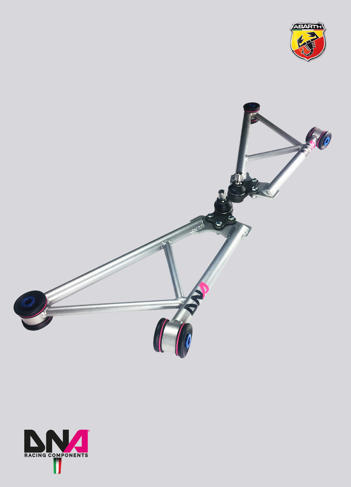 PC0453 Kit trapezi anteriori DNA Racing FIAT 500 ABARTH USA