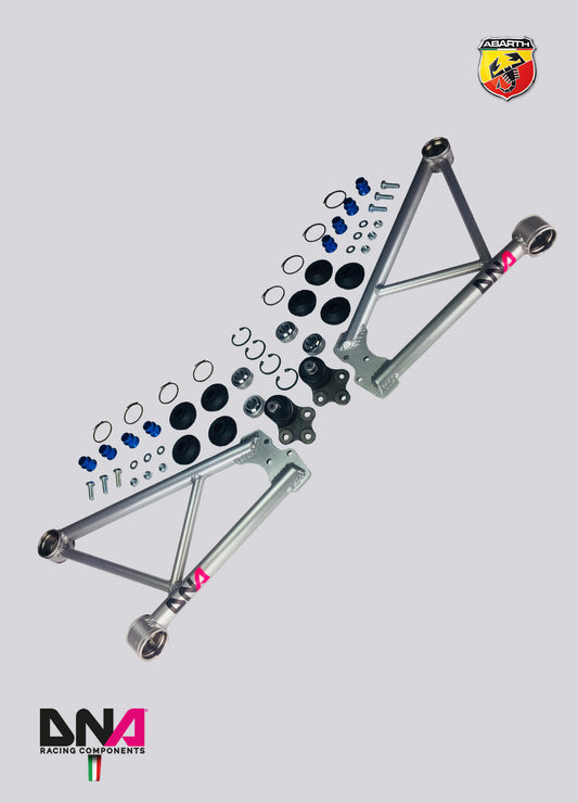 PC0453 Kit trapezi anteriori DNA Racing FIAT 500 ABARTH USA