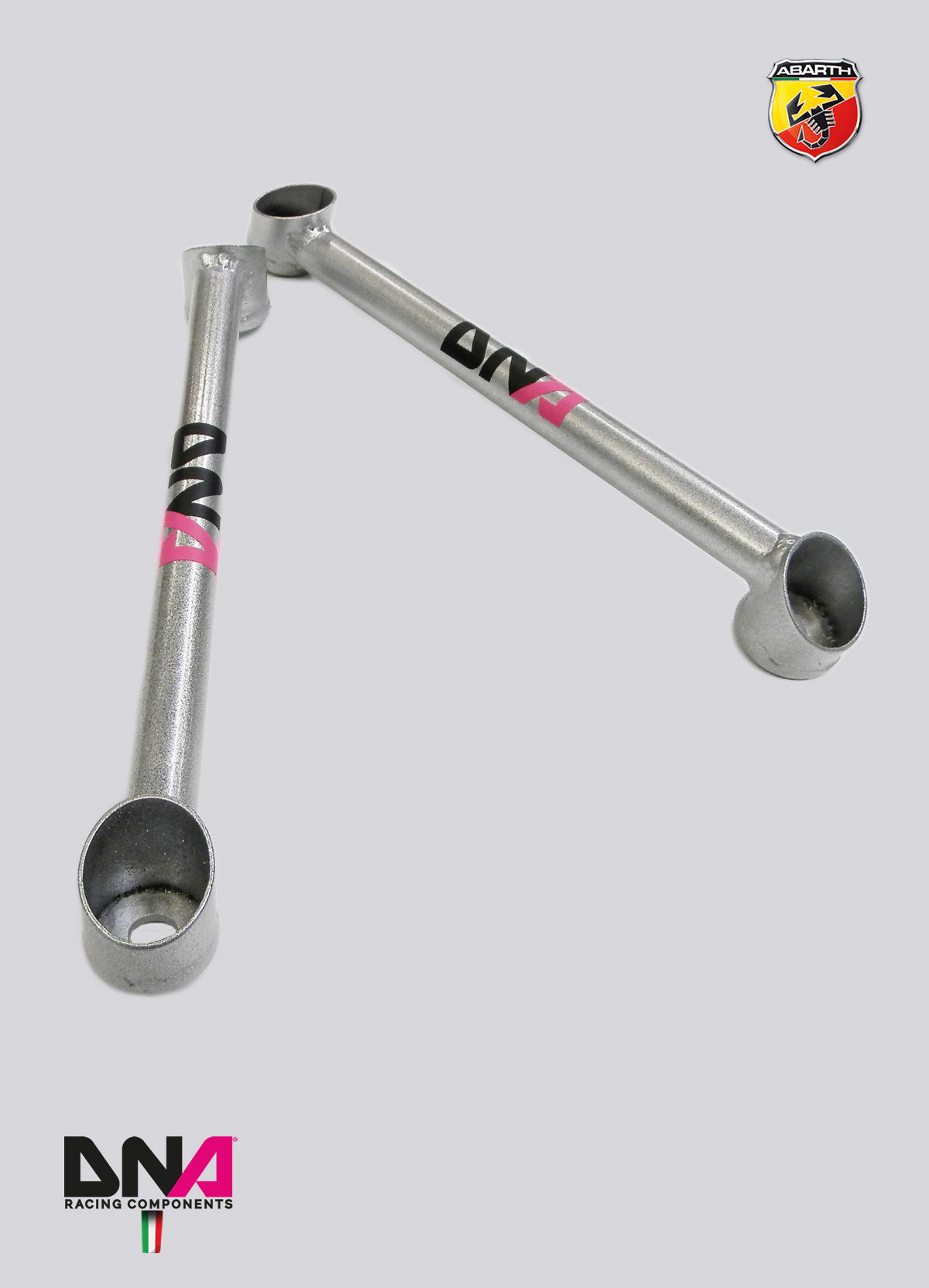 PC0495 Kit tiranti laterali slitta sospensioni anteriori DNA Racing FIAT 500 Abarth