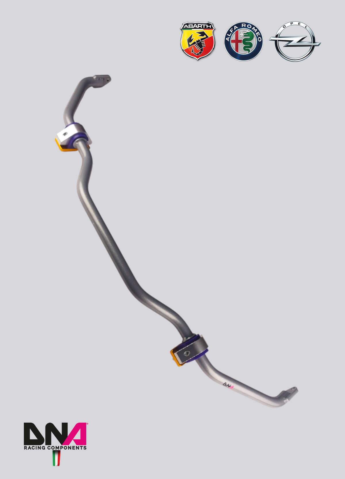 PC0570 Kit Barra antirollio anteriore DNA Racing FIAT Grande Punto, Alfa Romeo Mito, Opel Corsa D/E, Opel Adam
