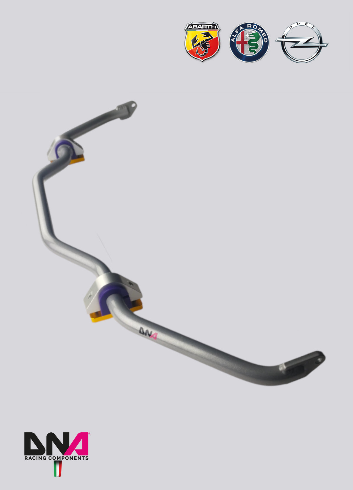 PC0570 Kit Barra antirollio anteriore DNA Racing FIAT Grande Punto, Alfa Romeo Mito, Opel Corsa D/E, Opel Adam
