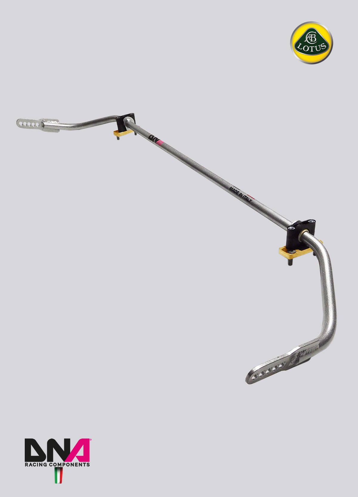 PC0636 Kit barra antirollio anteriore regolabile DNA Racing per Lotus Elise L4, Lotus Exige L4