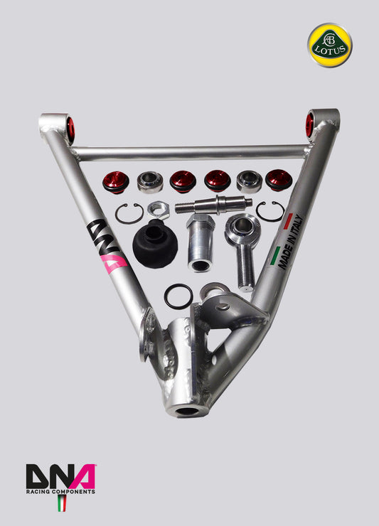PC0666 Kit trapezi anteriori inferiori DNA Racing per Lotus Elise L4, Lotus Exige L4