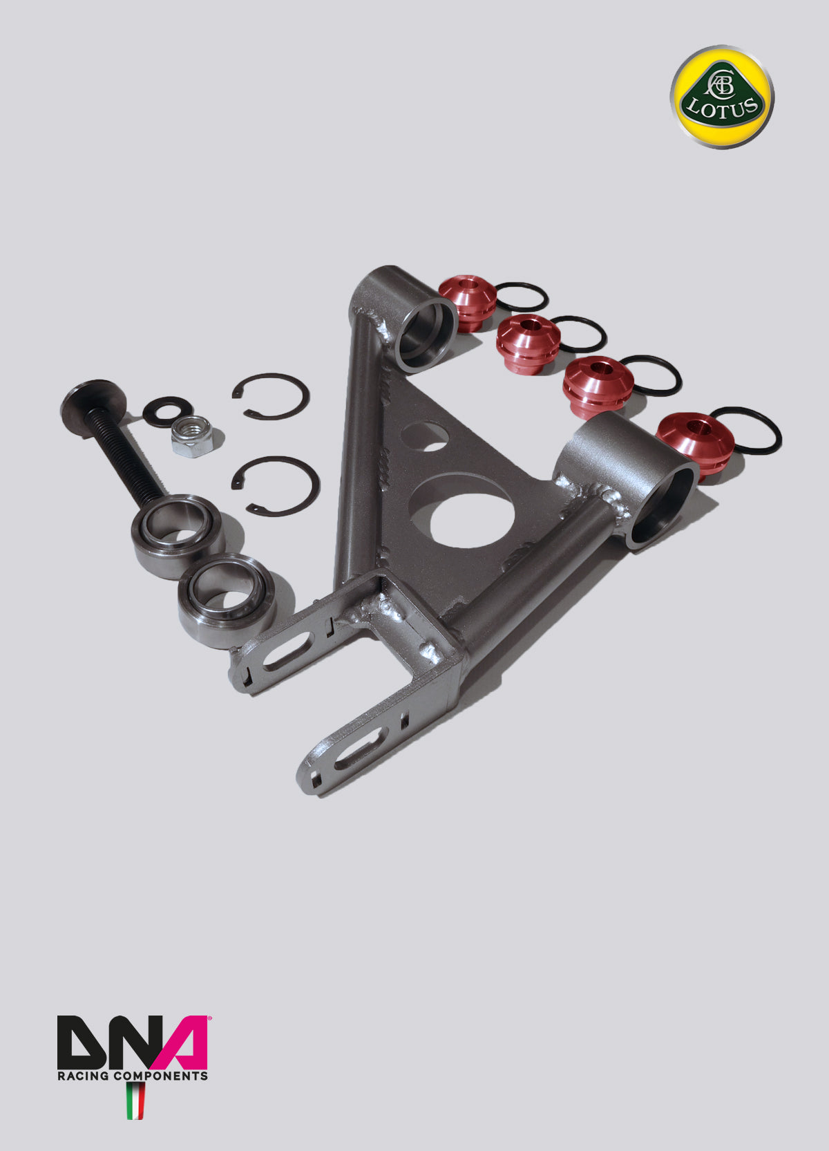 PC0839 Kit trapezi posteriori superiori DNA Racing Lotus Exige V6 S3
