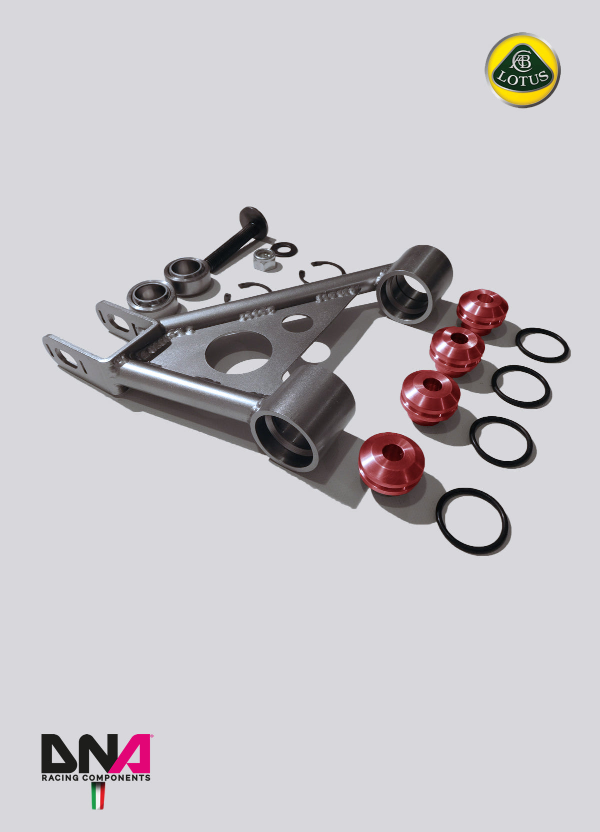 PC0839 Kit trapezi posteriori superiori DNA Racing Lotus Exige V6 S3