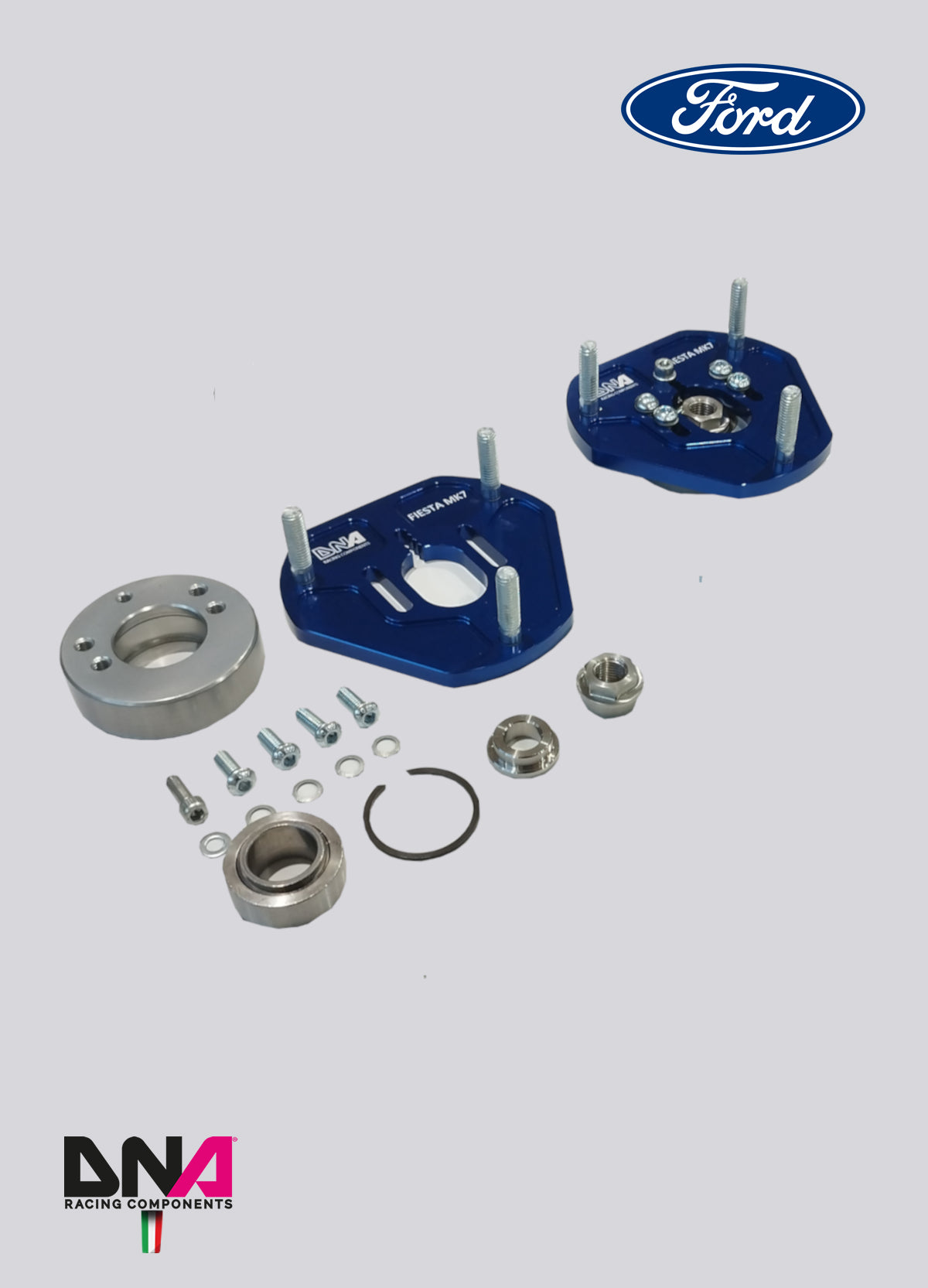 PC1004 Kit top mount regolabile DNA Racing Ford Fiesta MKVII - MKVIII