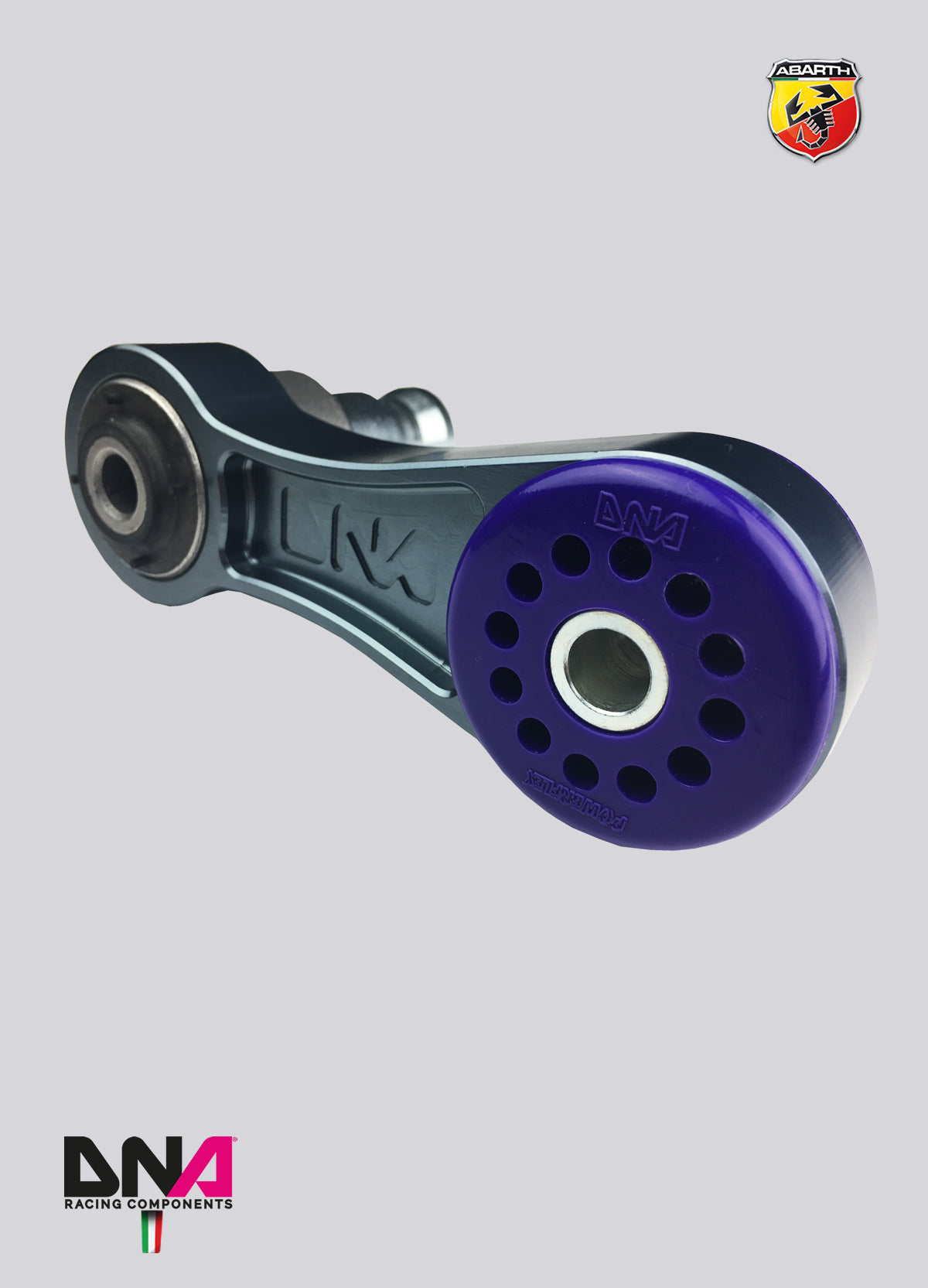 PC1341 Kit supporto motore lato cambio Track Day DNA Racing 500 Abarth versione US