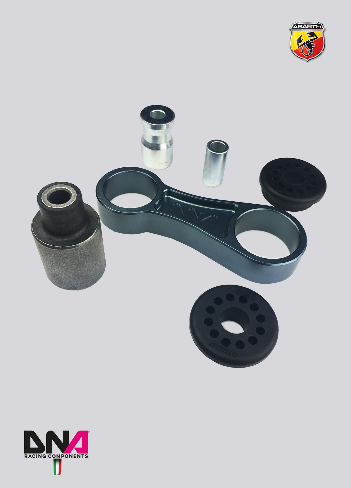 PC1217 Kit supporto motore lato cambio Track Day DNA Racing 500 Abarth versione EU