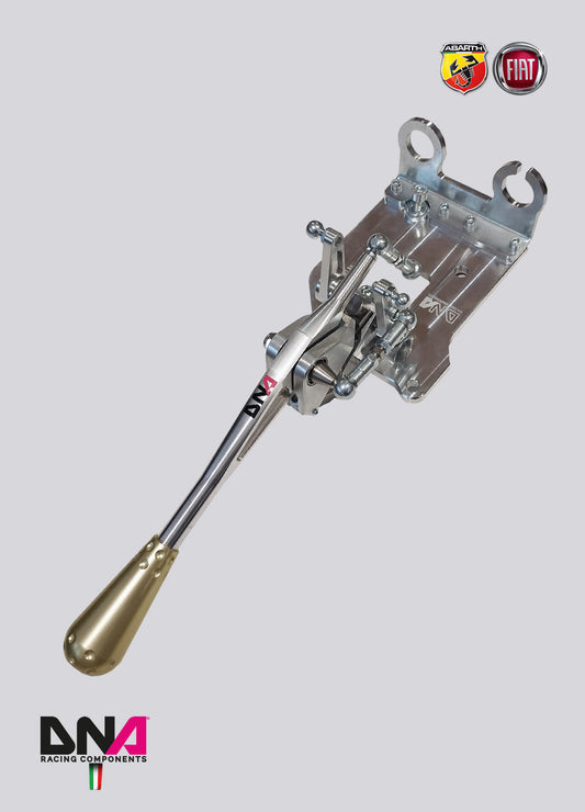 PC1476T Kit torretta cambio regolabile anodizzata naturale con pomello 695 style anodizzato titanio