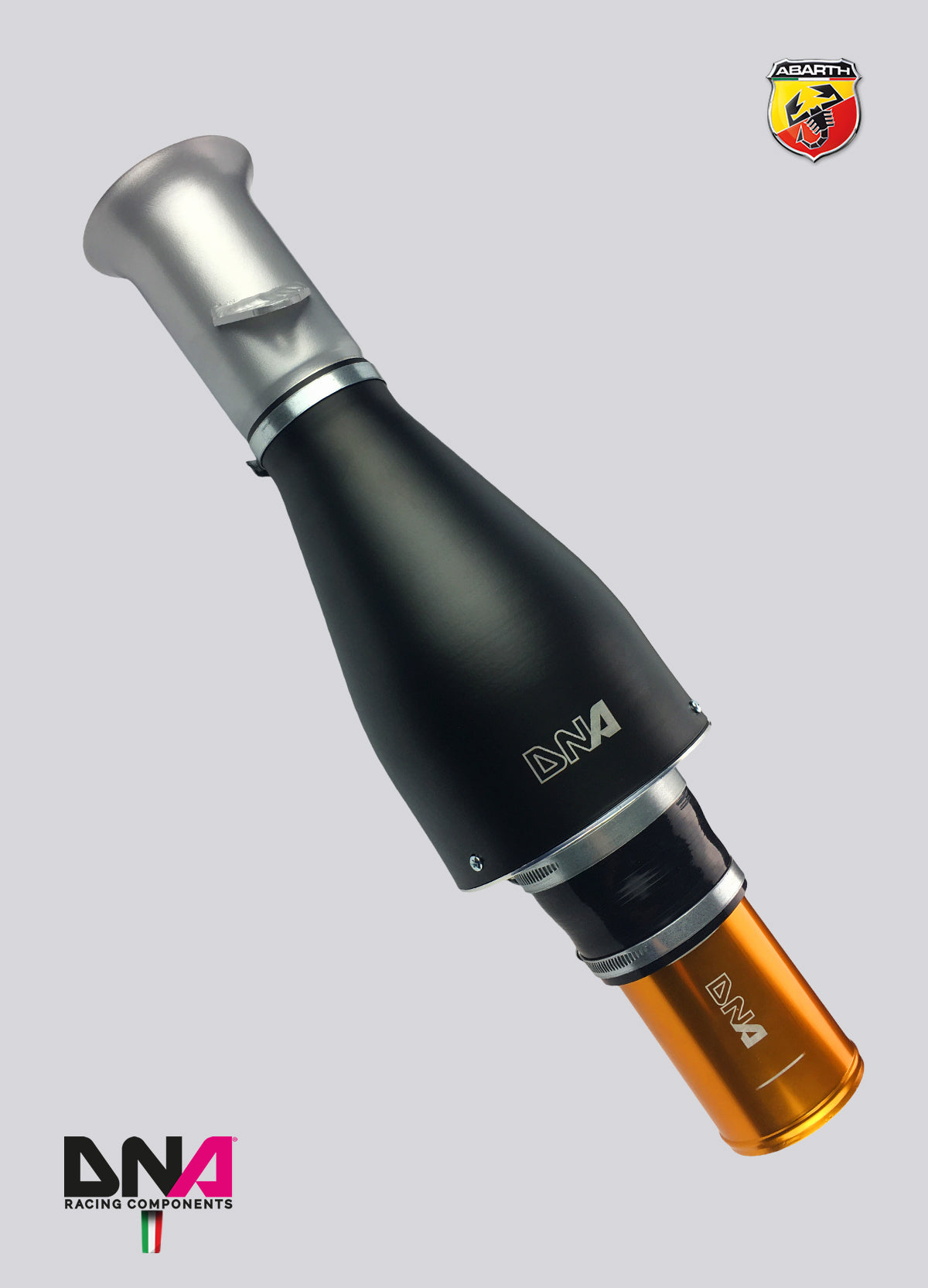 PC1568 Kit aspirazione "fredda" con sistema Venturi in alluminio abarth 500/595/695