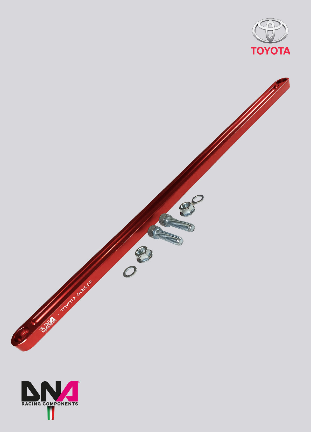 PC1615 Kit barra slitta anteriore DNA Racing yaris gr mk1 mk2