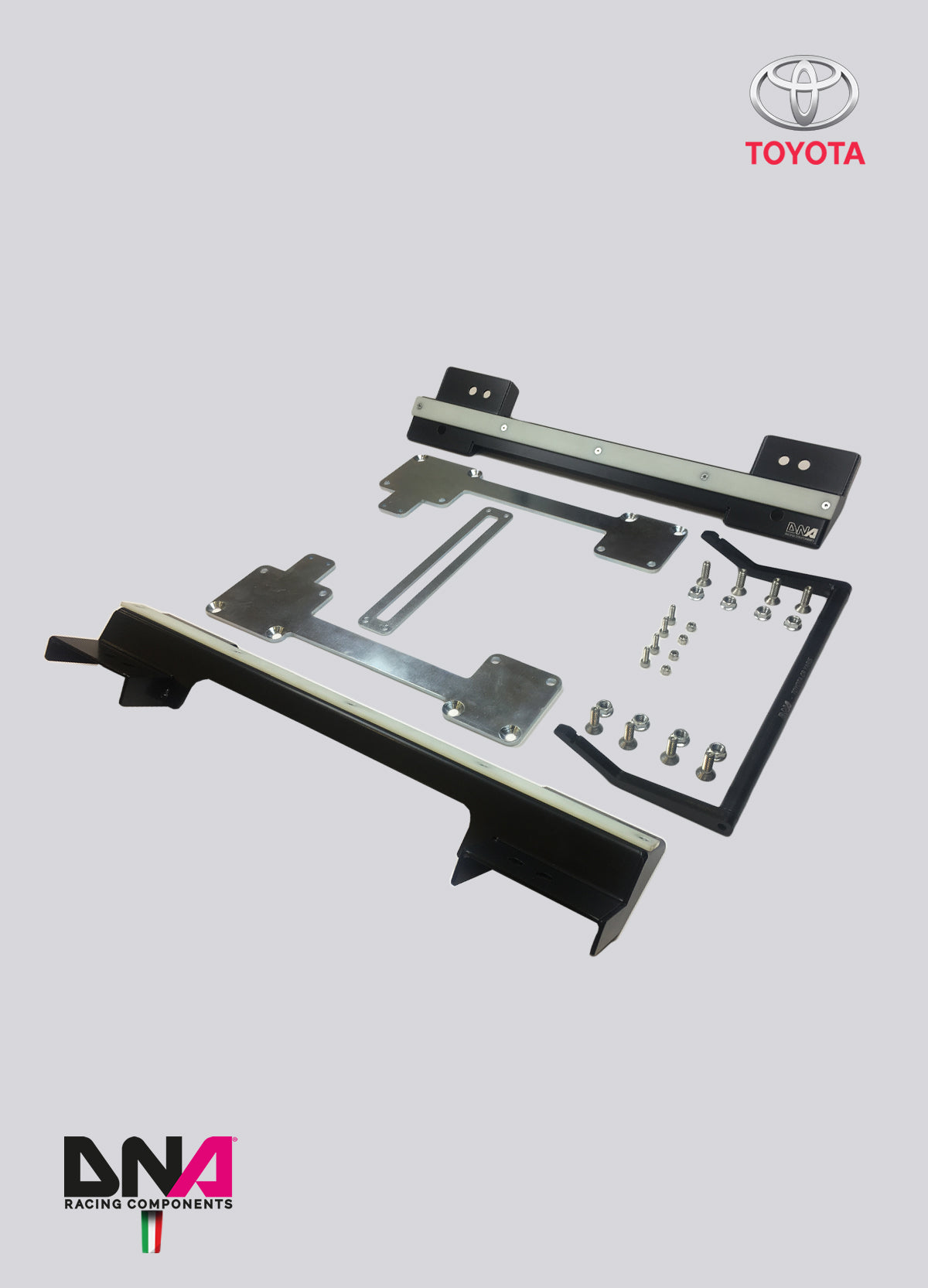 PC1789 Kit abbassamento sedile con guide regolabili Toyota GR Yaris Mk1, Toyota GR Yaris Mk1