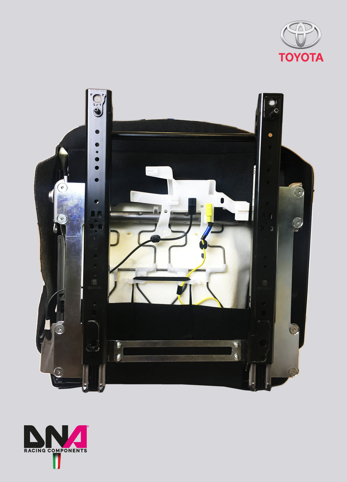 PC1789 Kit abbassamento sedile con guide regolabili Toyota GR Yaris Mk1, Toyota GR Yaris Mk1