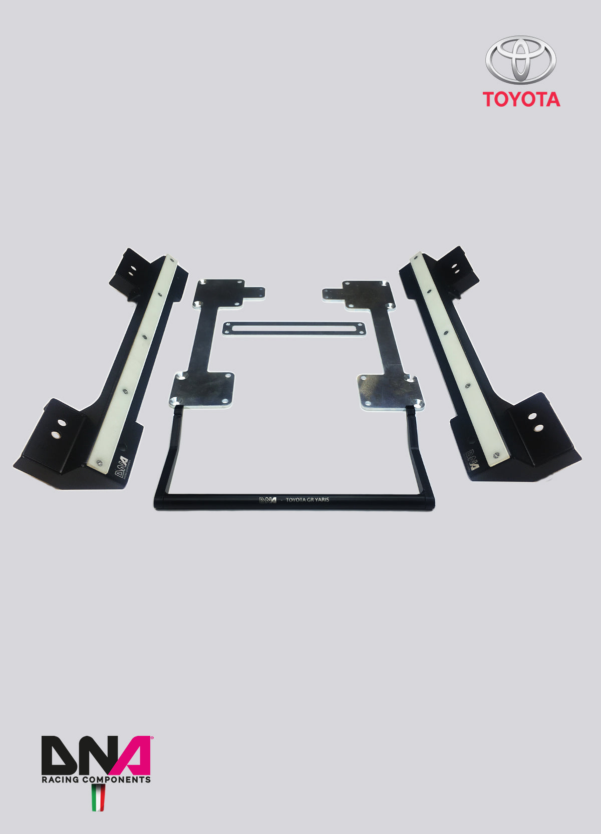 PC1789 Kit abbassamento sedile con guide regolabili Toyota GR Yaris Mk1, Toyota GR Yaris Mk1