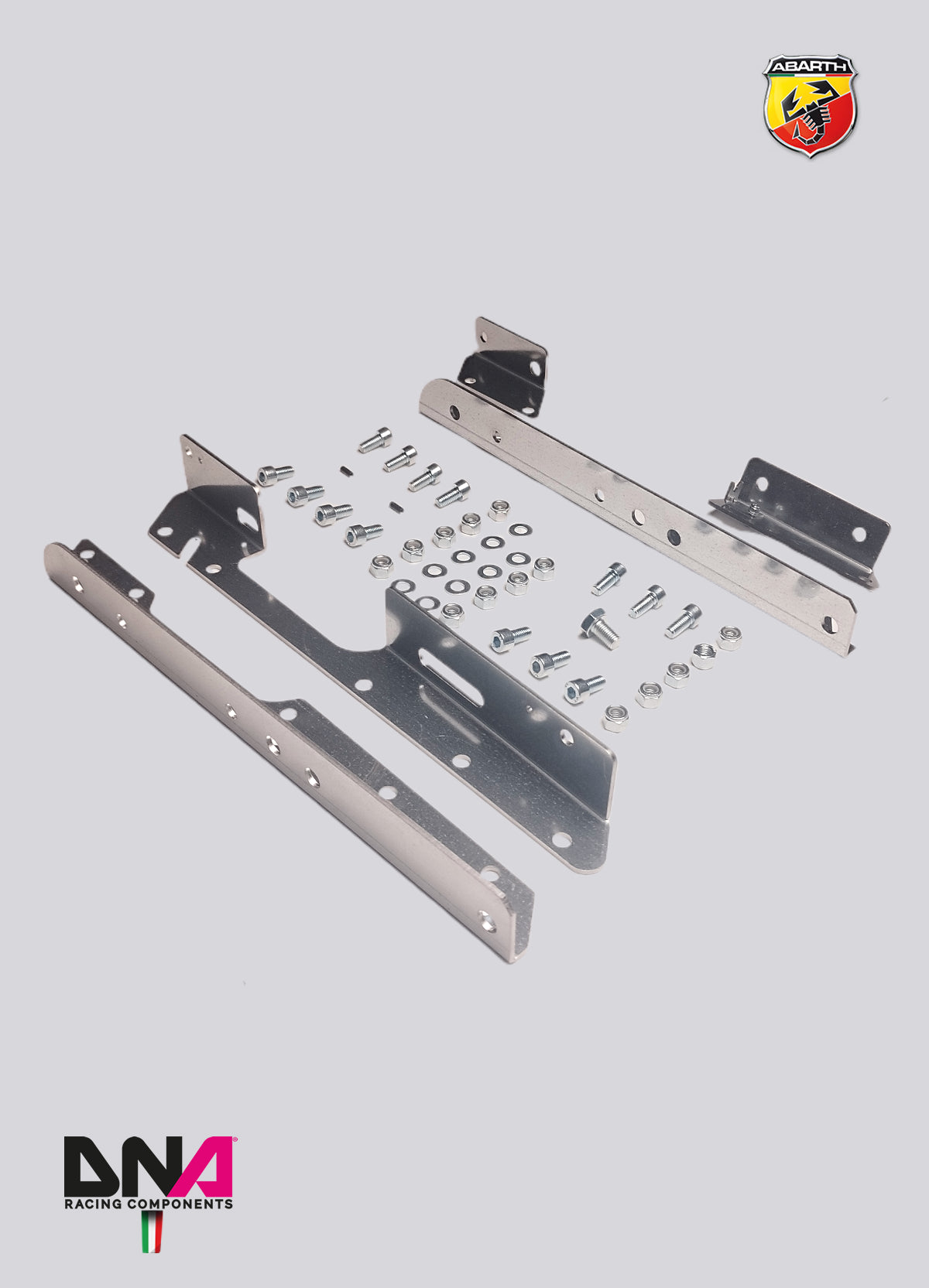 PC1861 DNA Racing abbassamento sedile regolabile Sabelt lato passeggero 500 Abarth versione EU