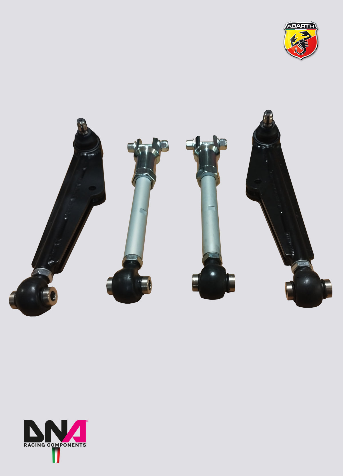 PC1415 Kit trapezi regolabili DNA Racing FIAT 500 Abarth versione US