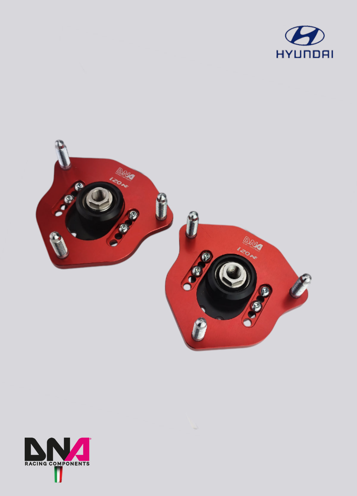 PC2040 Kit top mount per ammortizzatori DNA Racing WRS Hyundai i20N