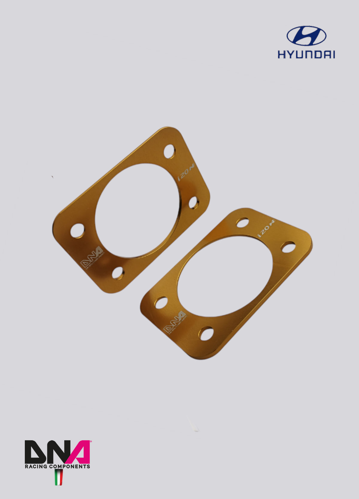 PC2084 Kit piastre camber posteriori DNA Racing Hyundai i20N