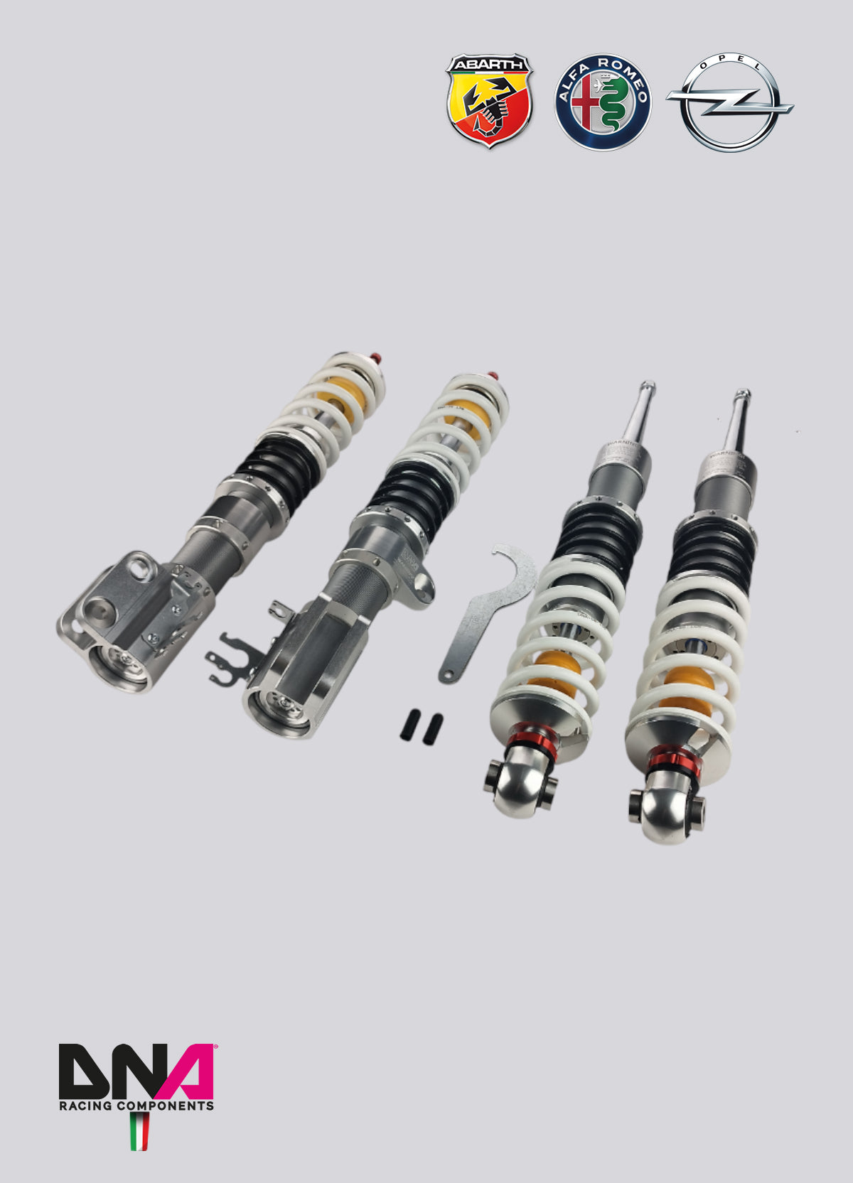 PC2134 Kit di ammortizzatori WRS DNA Racing alfa mito fiat grande punto opel adam opel corsa D/E