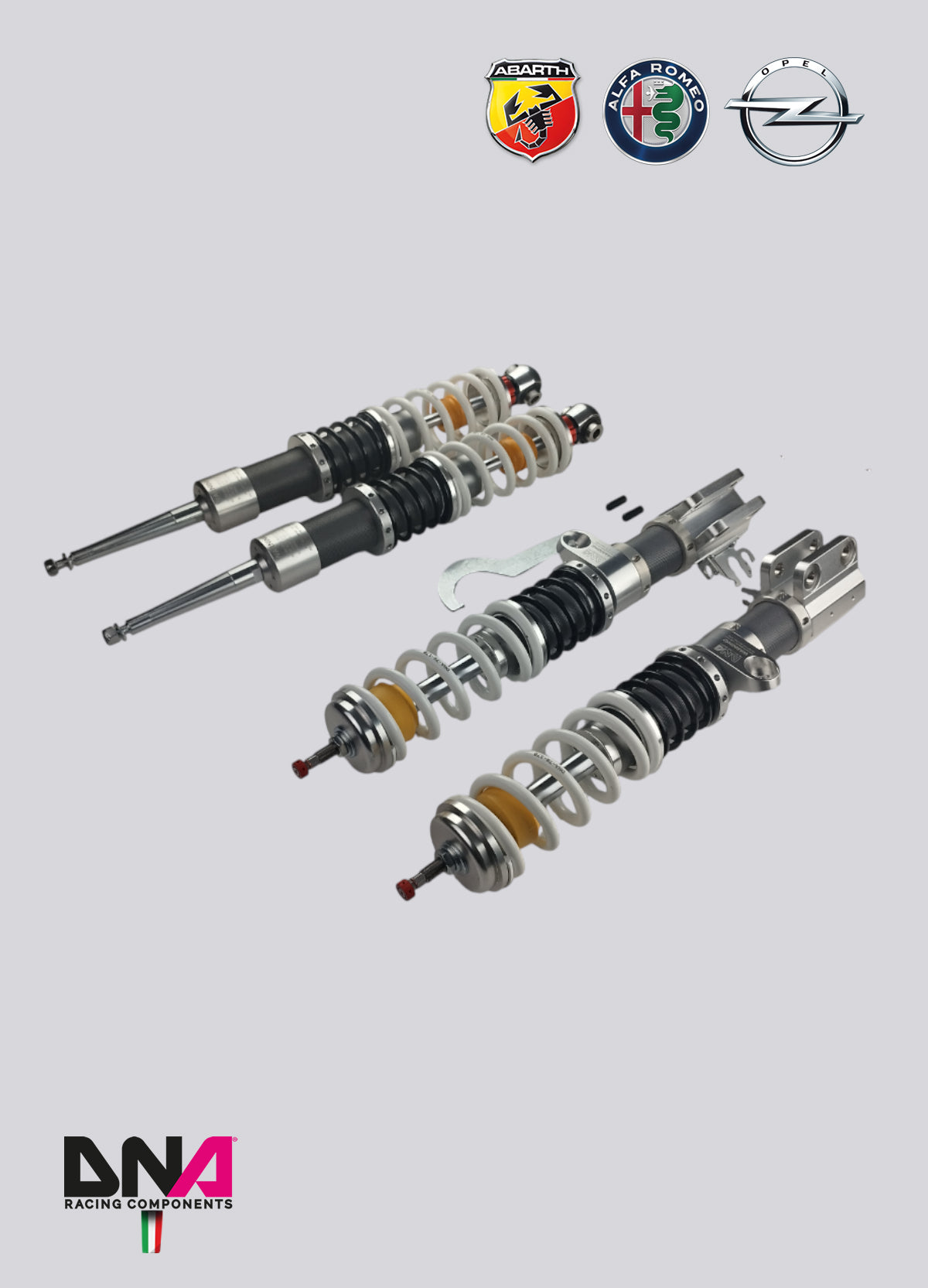 PC2134 Kit di ammortizzatori WRS DNA Racing alfa mito fiat grande punto opel adam opel corsa D/E