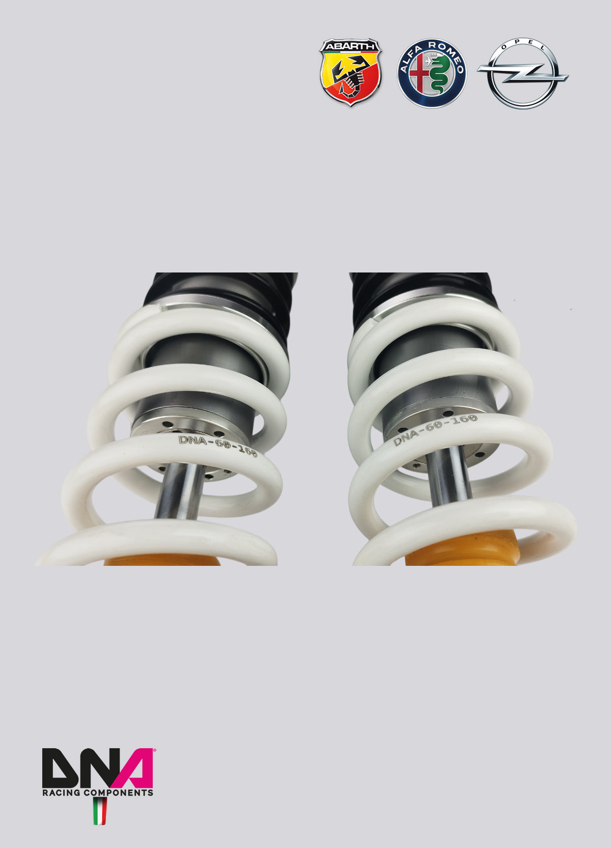 PC2134 Kit di ammortizzatori WRS DNA Racing alfa mito fiat grande punto opel adam opel corsa D/E