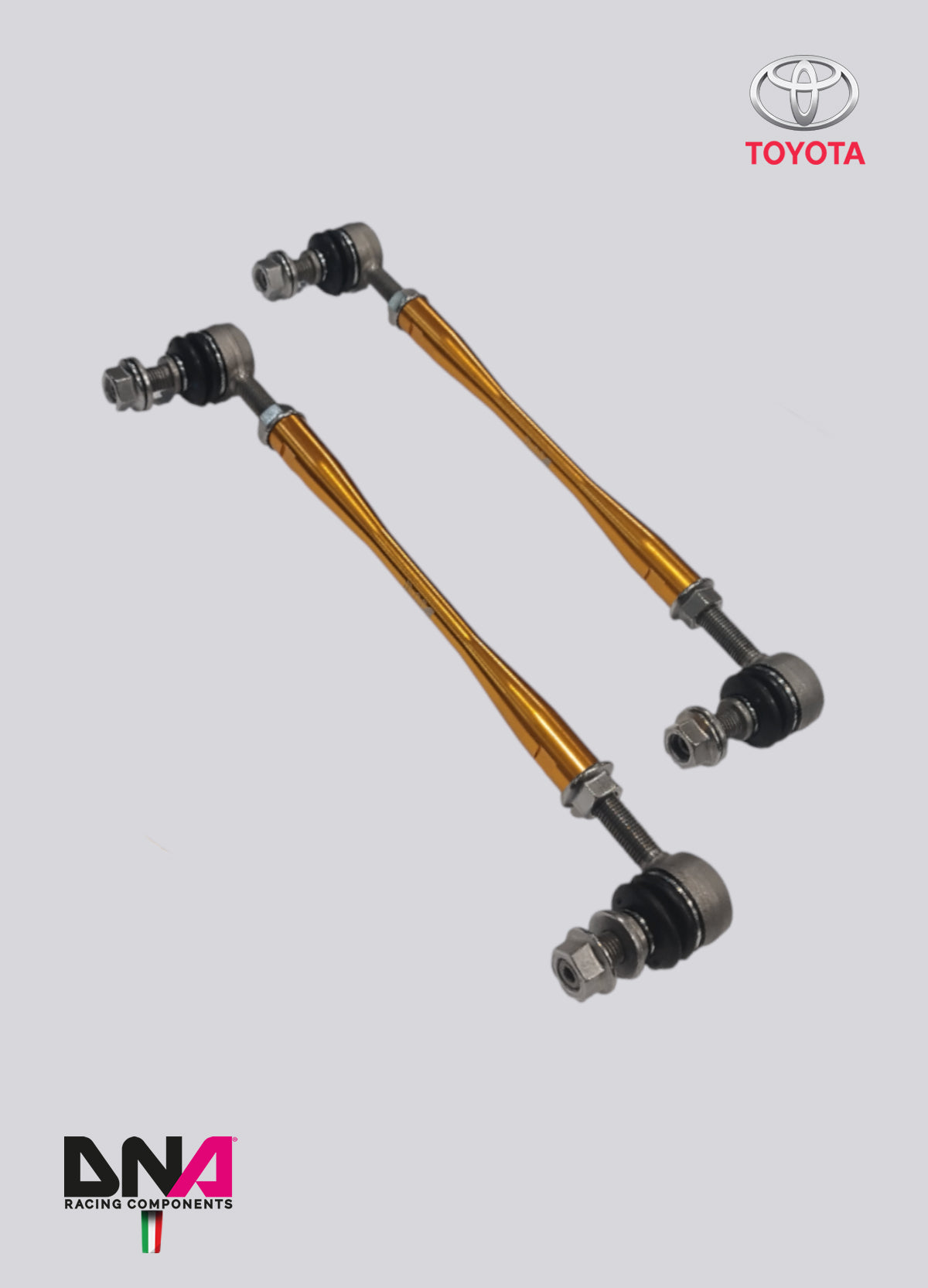 PC2356 Kit tiranti Pro Street barra antirollio anteriore DNA Racing Toyota GR Yaris Mk1, Toyota GR Yaris Mk2