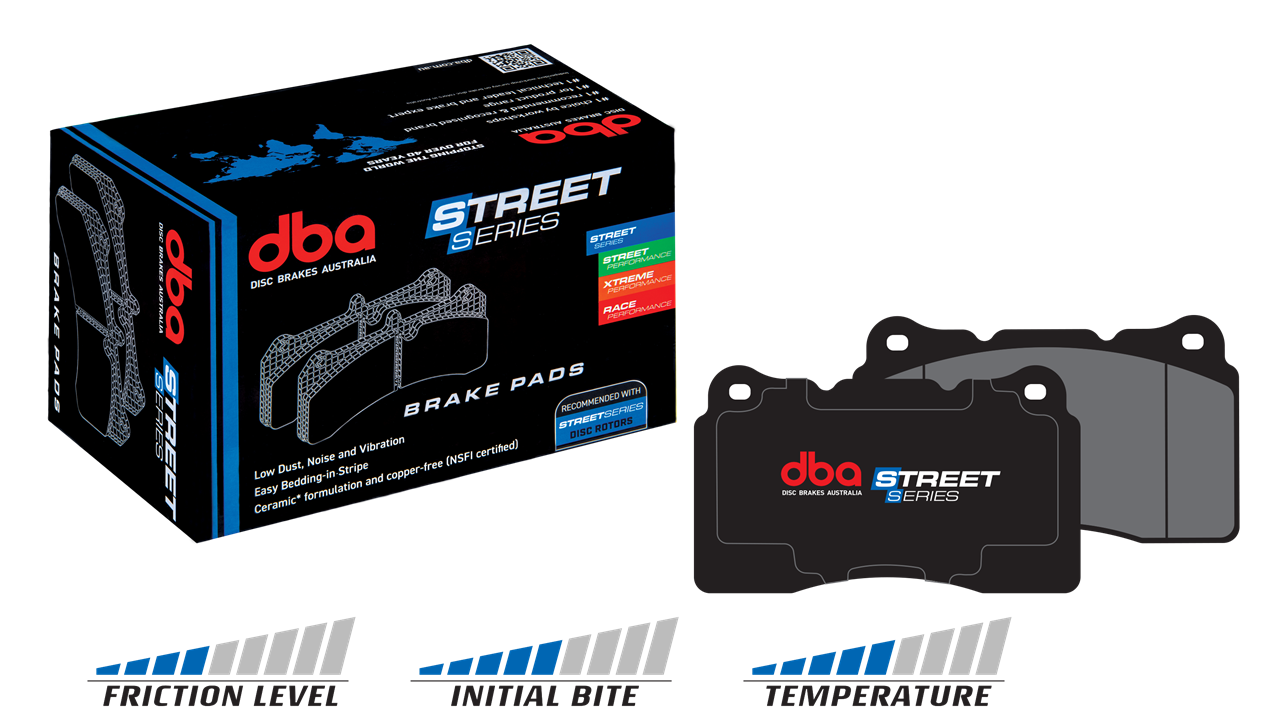 DBA DB1116SS - Brake Pads Street Series Ceramic | Front Axle