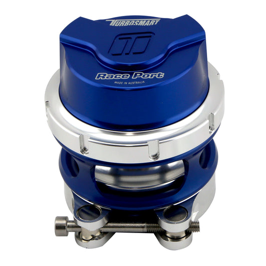 Turbosmart BOV Race Port Female GenV - Blue No Weld Flange