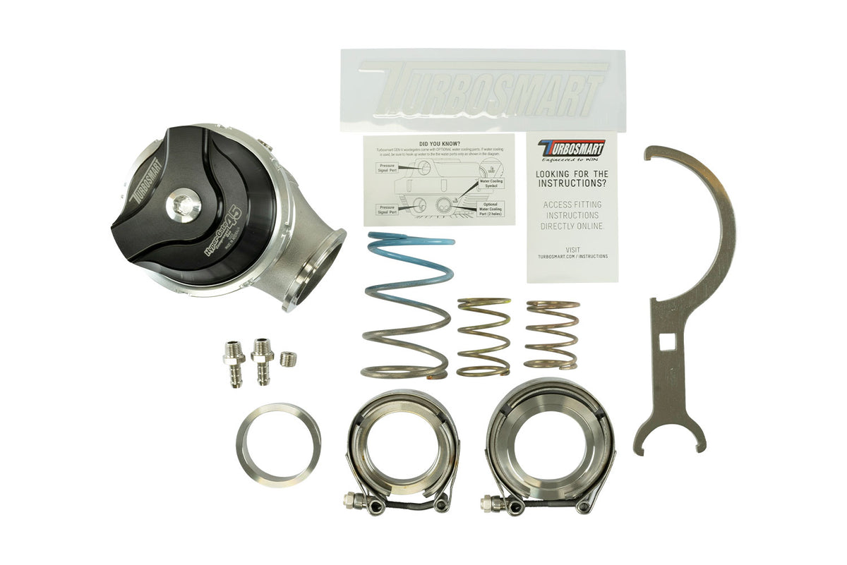 Turbosmart GenV WG45CG HyperGate45 Compressed Gas 7psi Black - img 6