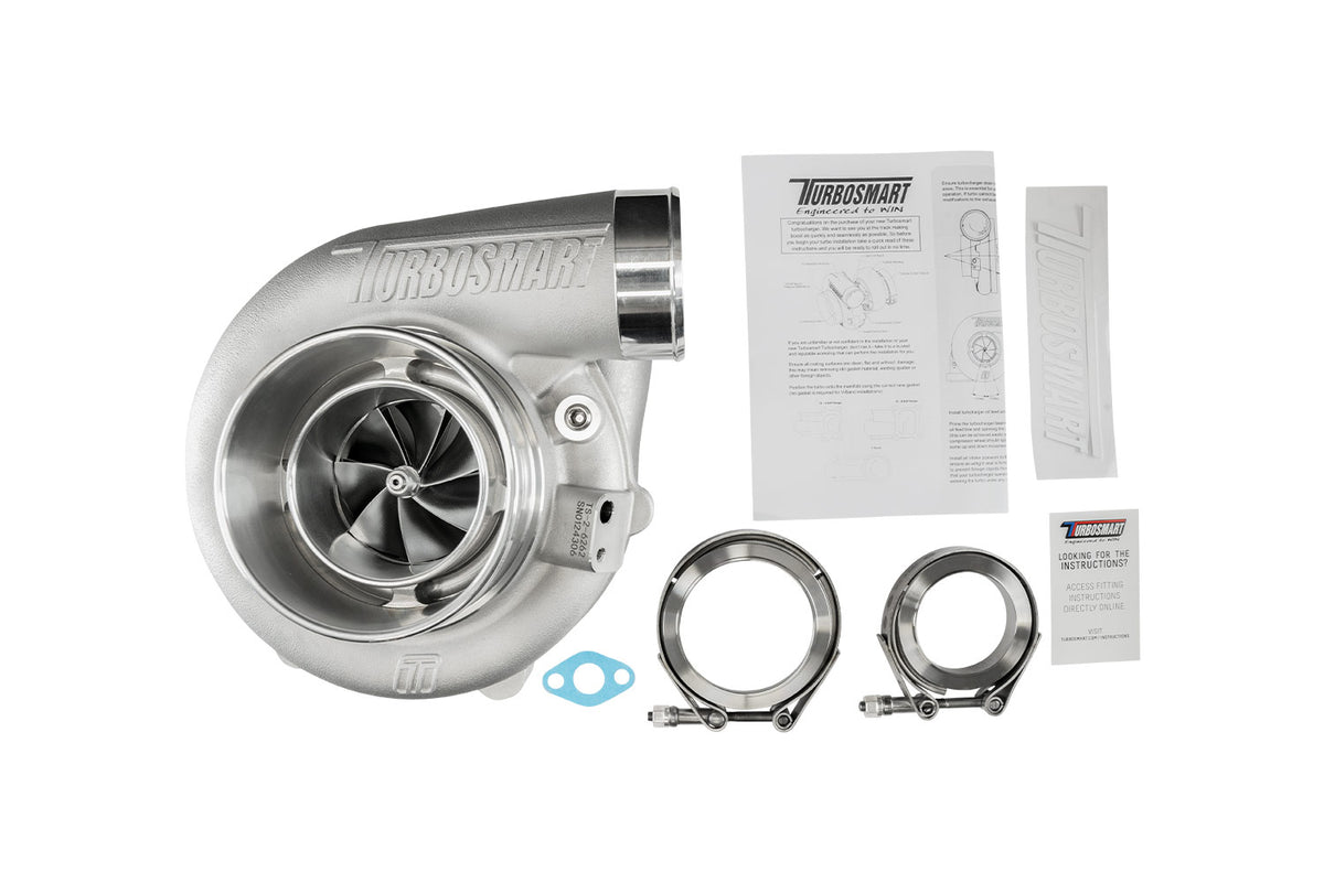 Turbosmart TS-2 Turbocharger (Water Cooled) 6262 V-Band 0.82AR Externally Wastegated - img 3