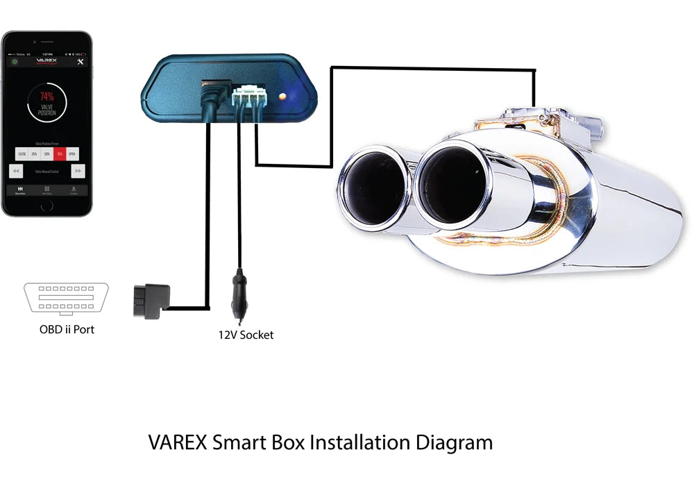 Xforce Smart Bluetooth Exhaust Controller for VAREX Muffler-3