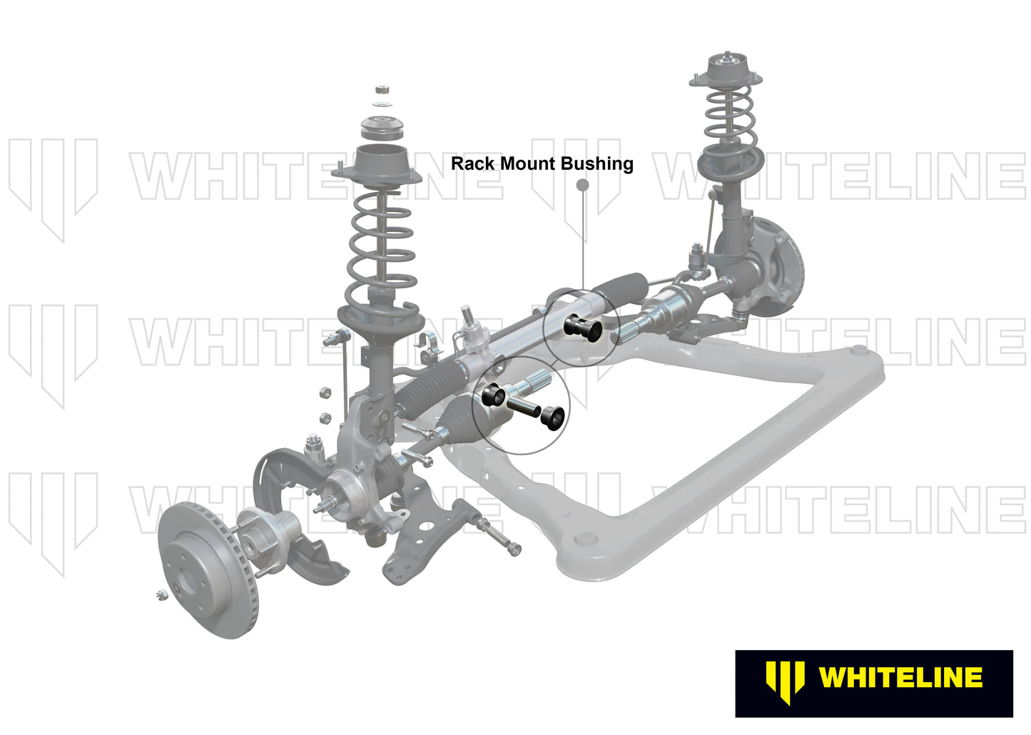 W13203 - Steering Rack and Pinion - Mount Bushing Kit