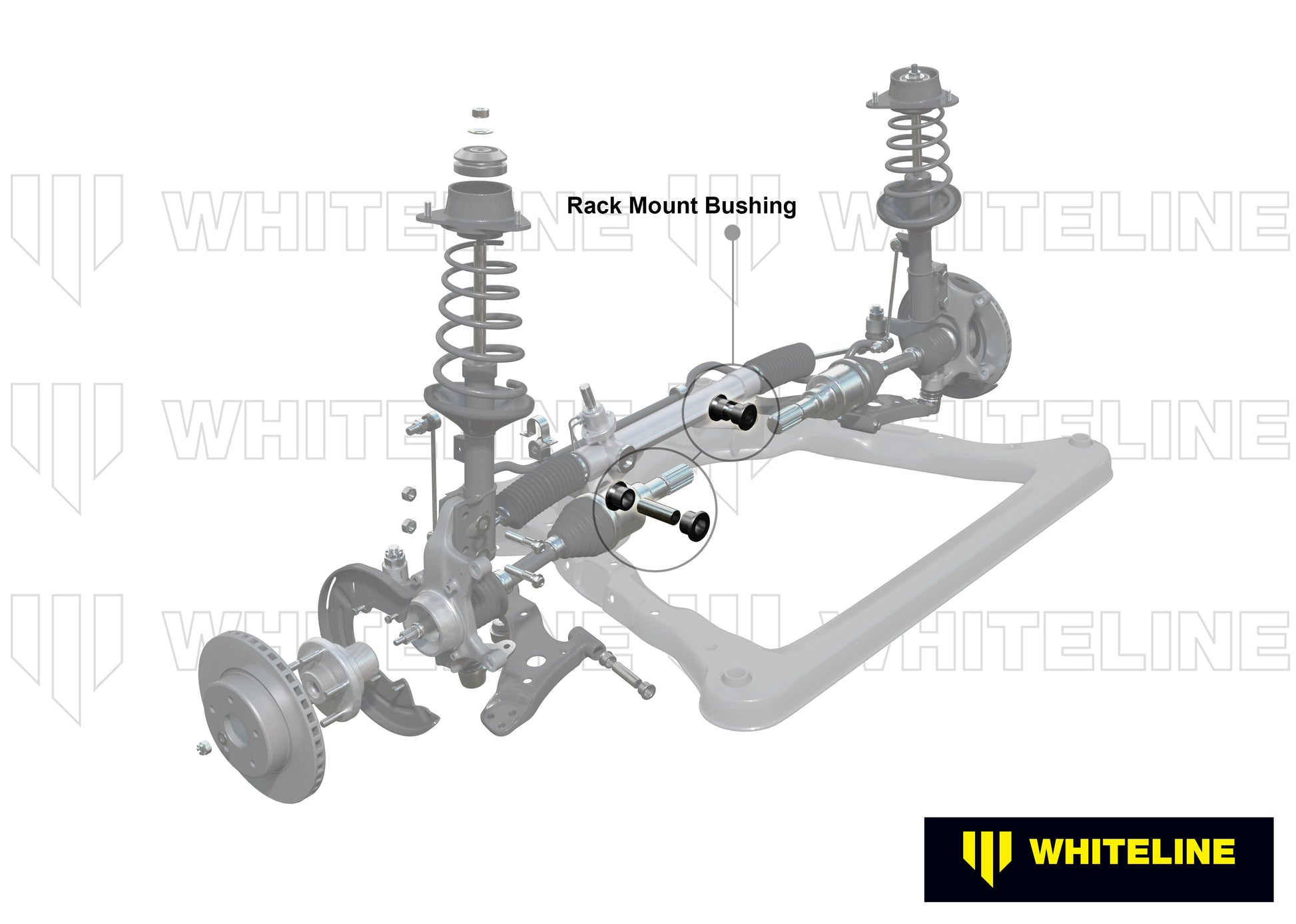 W13203 - Steering Rack and Pinion - Mount Bushing Kit