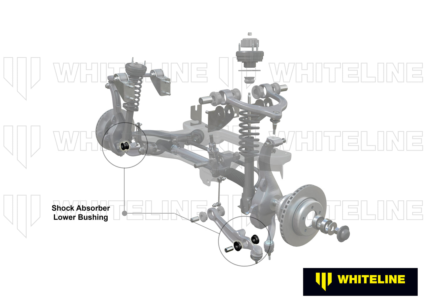 W33335 - Shock Absorber - To Control Arm Bushing Kit