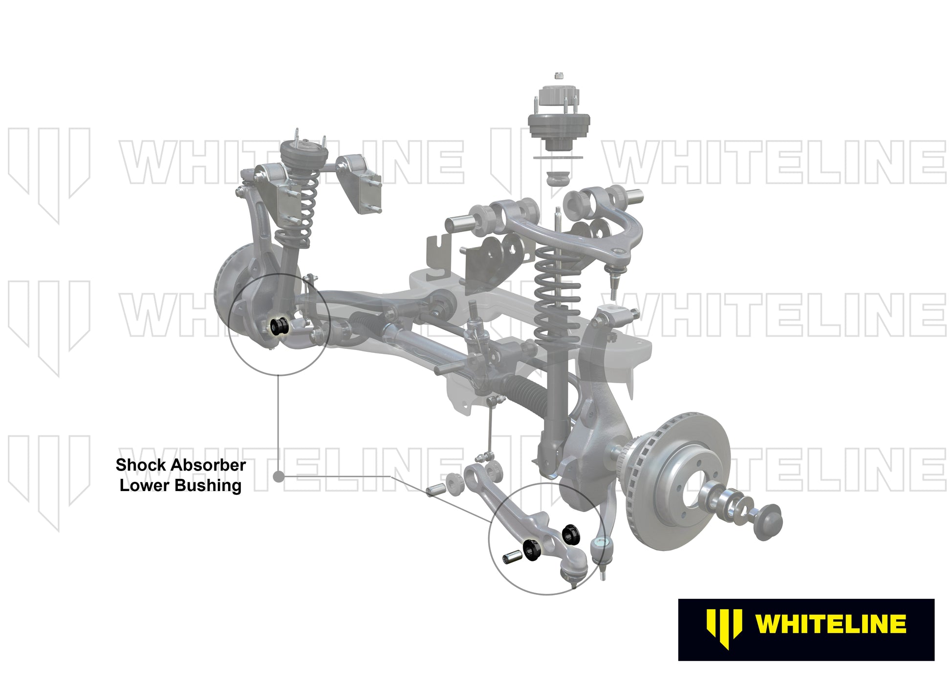 W33335 - Shock Absorber - To Control Arm Bushing Kit