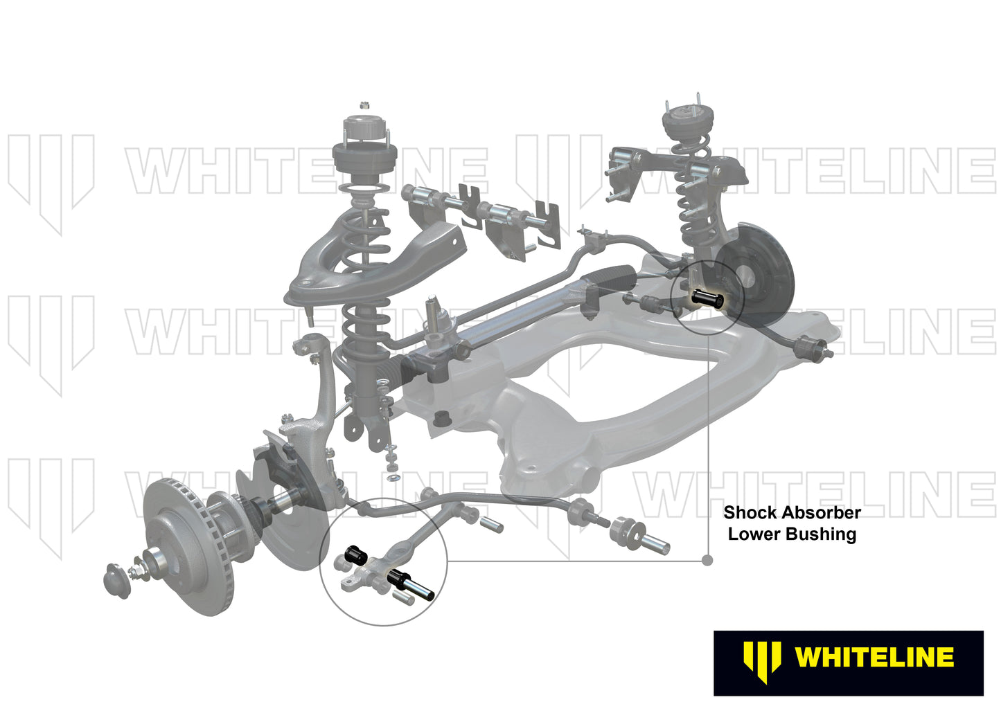 W52992 - Shock Absorber - To Control Arm Bushing Kit