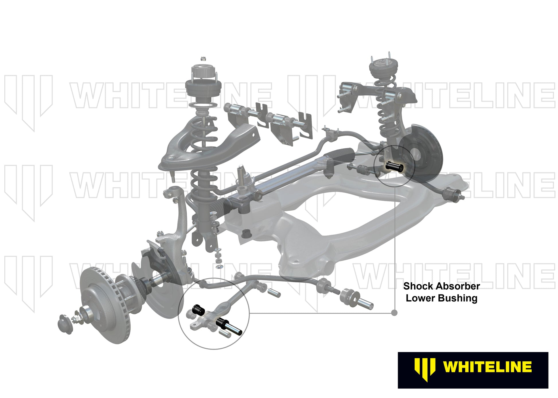 W52992 - Shock Absorber - To Control Arm Bushing Kit