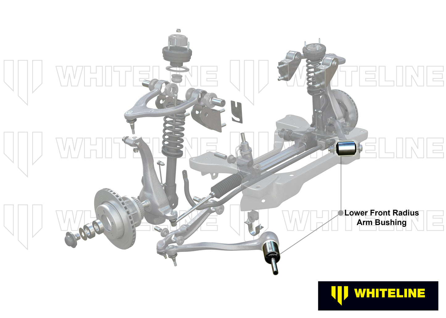 W53395 - Radius Arm Lower - Bushing Kit-Double Offset