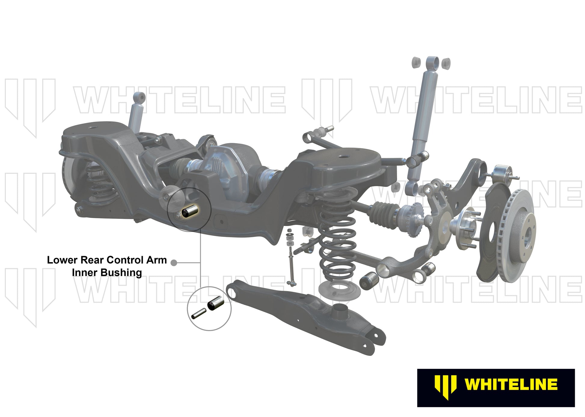 W62711 - Control Arm Lower Rear - Inner Bushing Kit