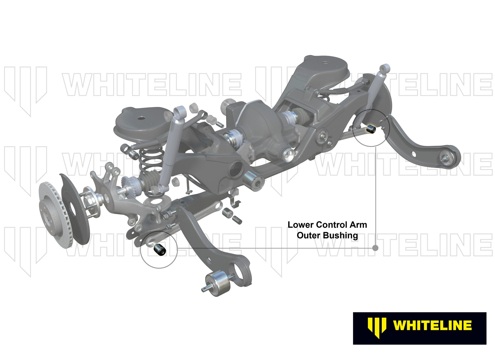W63552 - Control Arm Lower Front - Outer Bushing Kit