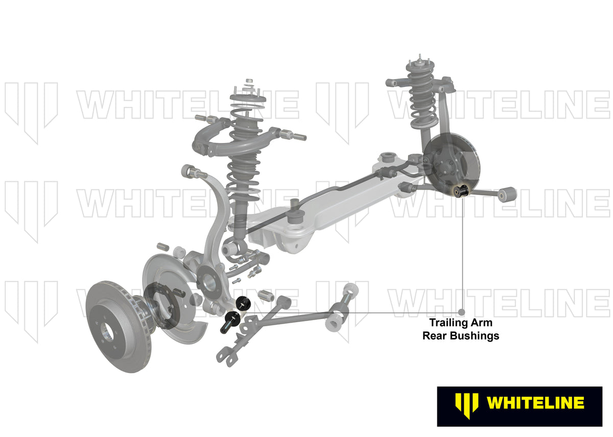 W63566 - Trailing Arm Lower - Rear Bushing Kit