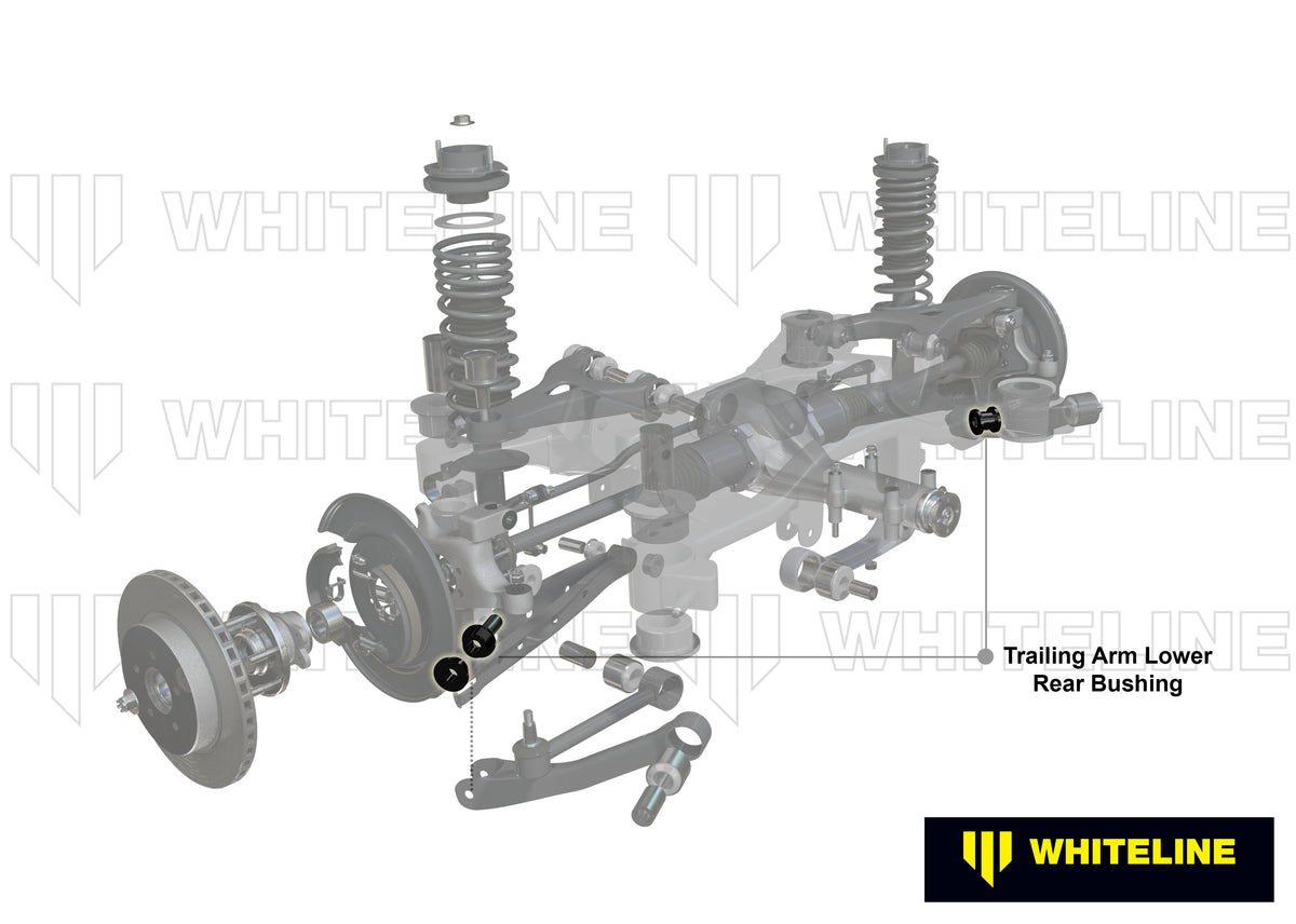 W63582 - Trailing Arm Lower - Rear Bushing Kit