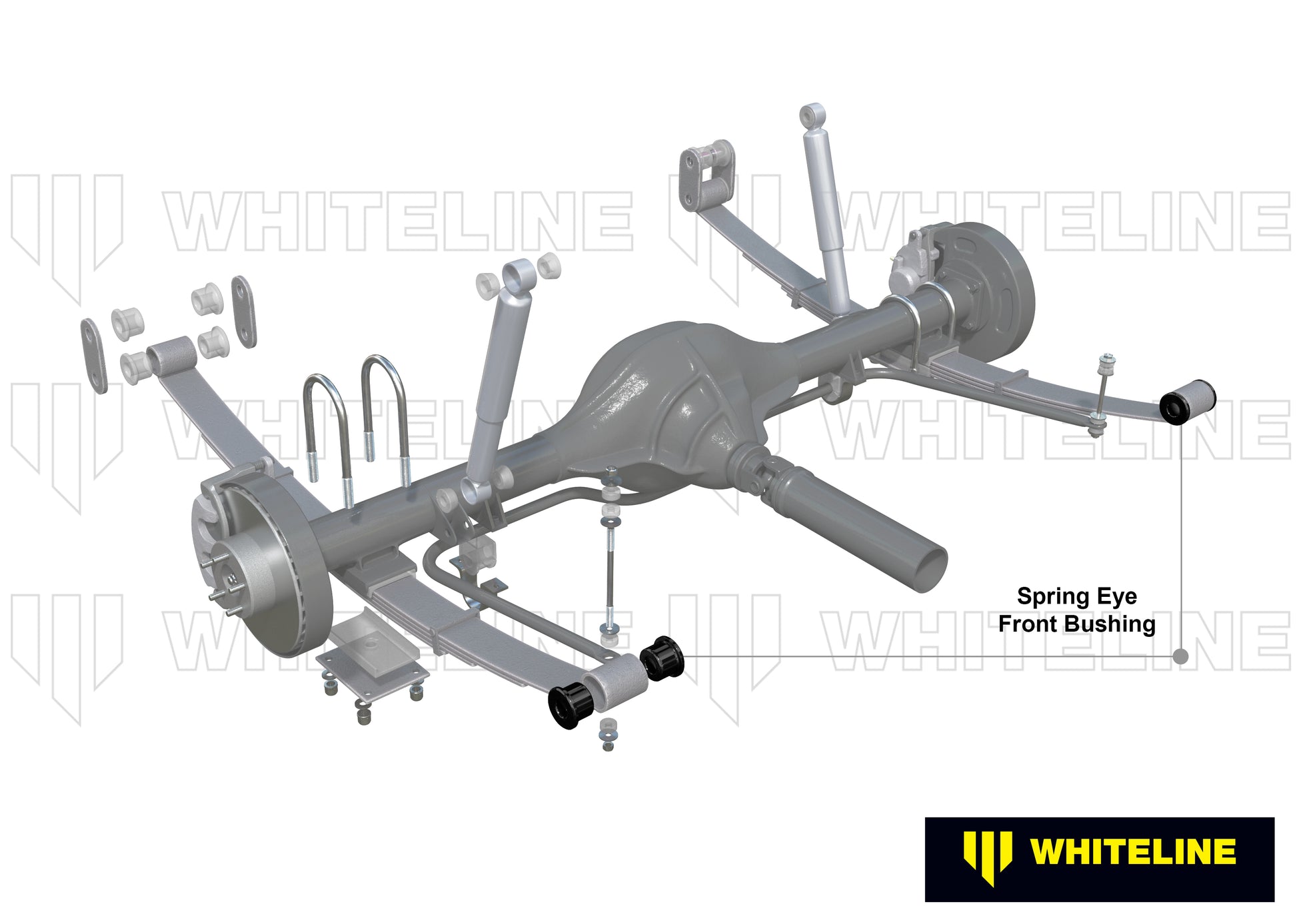 W71103 - Leaf Spring - Front Eye Bushing Kit