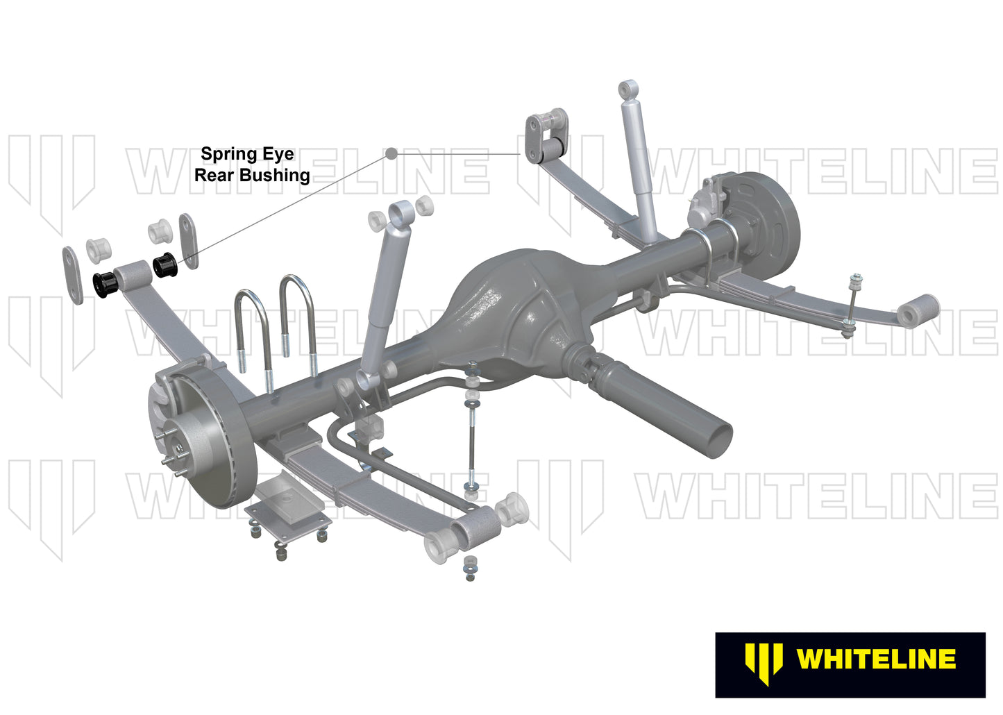 W71387 - Leaf Spring - Rear Eye Bushing Kit