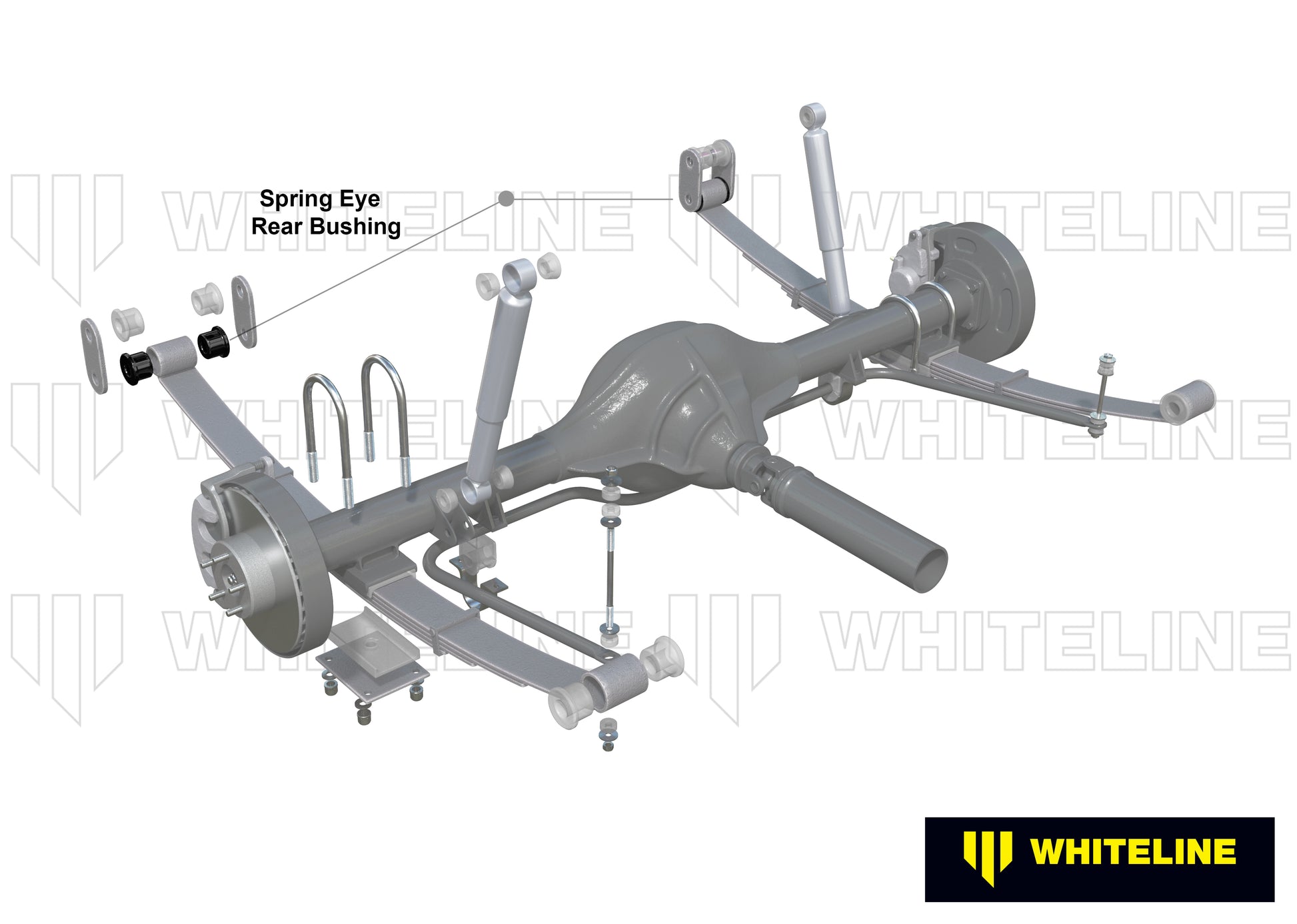 W71387 - Leaf Spring - Rear Eye Bushing Kit